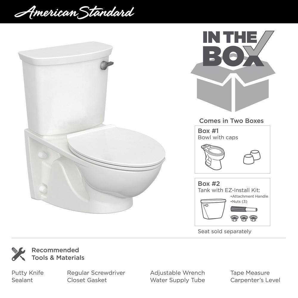 Glenwall VorMax White Elongated Wall Mounted Toilet