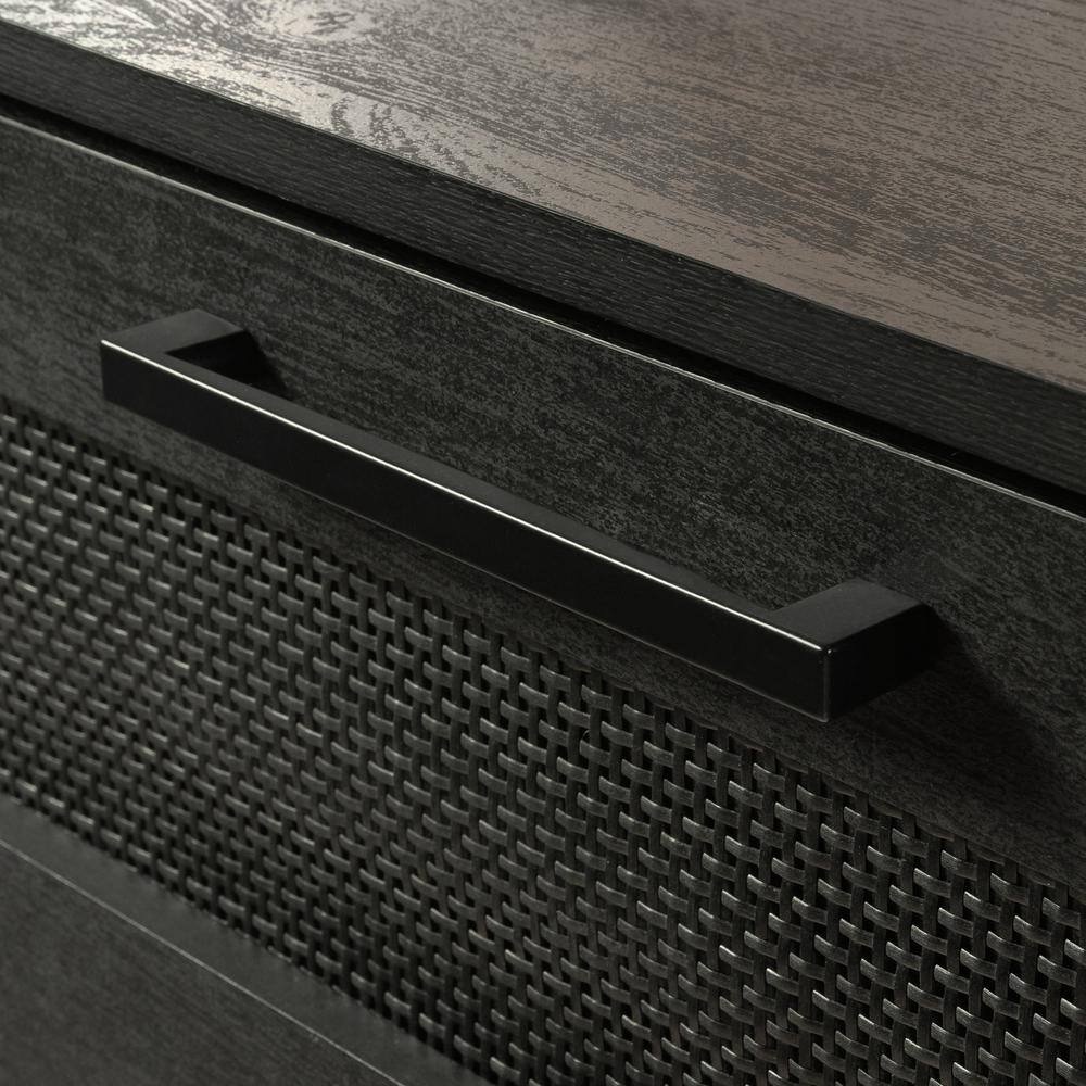 Raven Oak Black Coastal 4-Drawer Vertical Dresser
