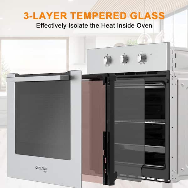 https://images.thdstatic.com/productImages/8a5f513c-b01f-4651-8e04-2e40f4ca992c/svn/stainless-steel-gasland-chef-single-electric-wall-ovens-es606ms-n1-fa_600.jpg