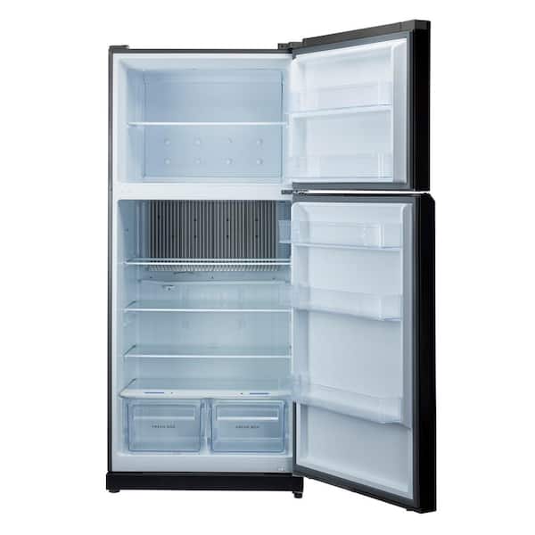 Off-Grid 34.6 in. 19 cu. ft. Propane Top Freezer Refrigerator in Black