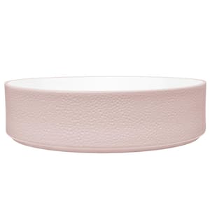 Colortex Stone Blush 10 in., 67 fl. oz. Porcelain Serving Bowl