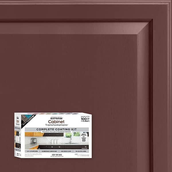 Rust-Oleum Transformations 1 qt. Satin Cabernet Interior Cabinet Paint Kit