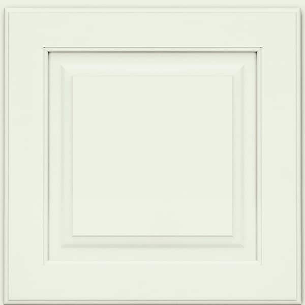 KRAFTMAID SIMPLICITY 14-5/8 in. x 14-5/8 in. Cabinet Door Sample in Dove White