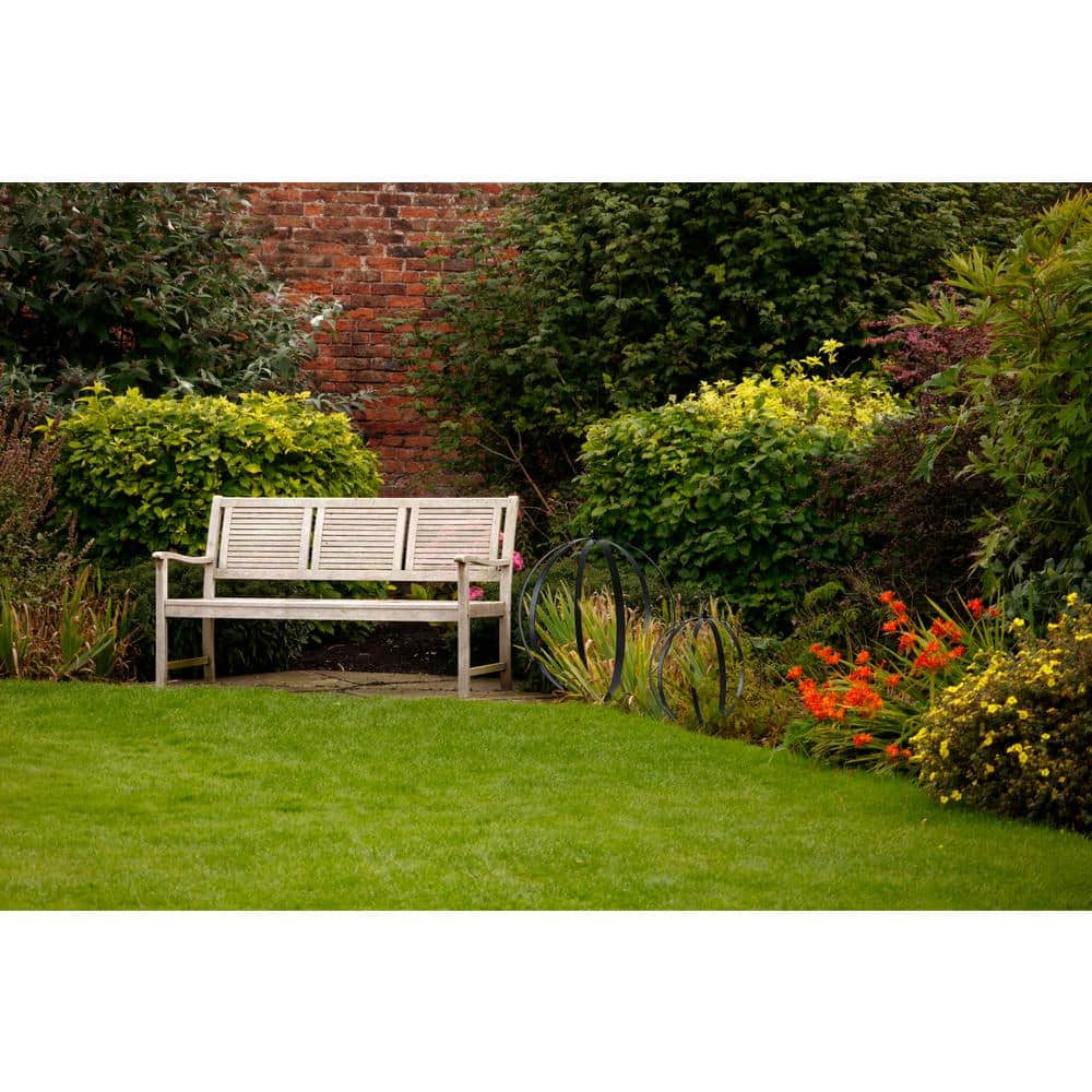 Small Black Metal Orb Garden Trellis, 19.5" Height