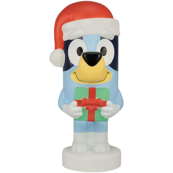 24 in. Lighted Blow Mold Bluey Outdoor Christmas Decoration