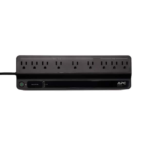 120-Volt 9-Outlet Back-UPS 900VA 5 ft. Cord Battery Backup in Black