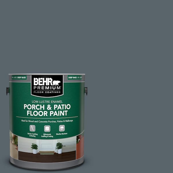 1 gal. #N490-6 Calligraphy Low-Lustre Enamel Interior/Exterior Porch and Patio Floor Paint