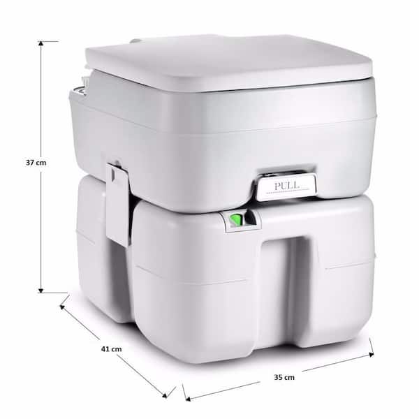 SereneLife - 5.3 Gal. Portable Outdoor and Travel Toilet