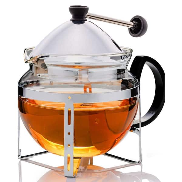2-Cup Glass Tea Pot with Removable Stainless-Steel Infuser
