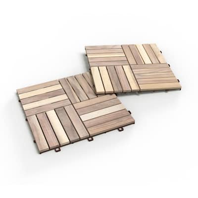 Wood Deck Tiles Decking The Home, Teak Deck Tiles Home Depot