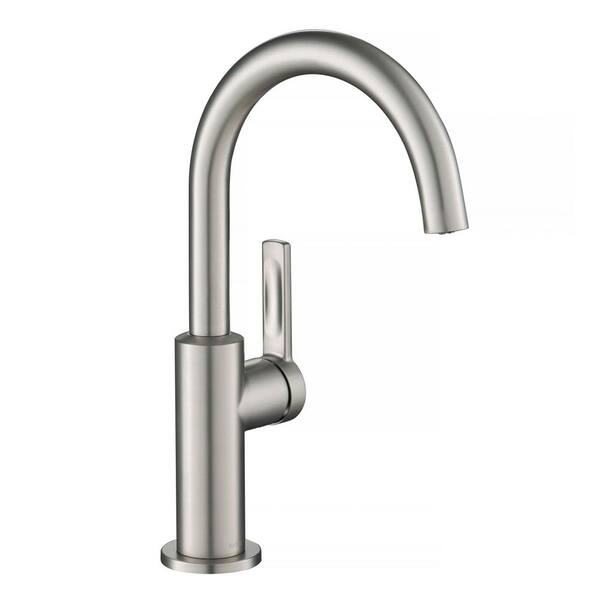 KRAUS Oletto Single-Handle Kitchen Bar Faucet in Spot Free Stainless Steel