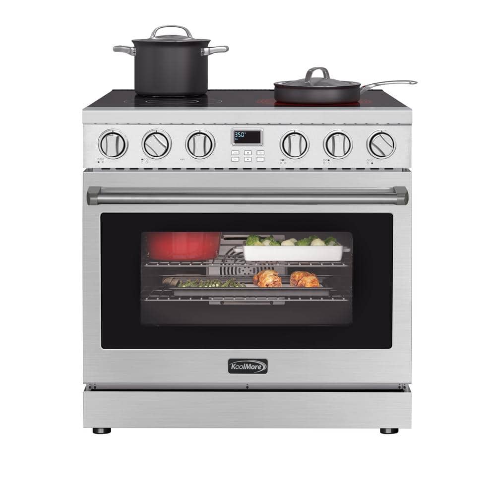 Koolmore 36 in. Professional Electric Range in StainlessSteel KMEPR