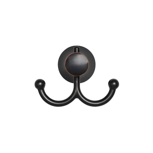 American Standard C-Series J-Hook Double Robe/Towel Hook in Legacy Bronze