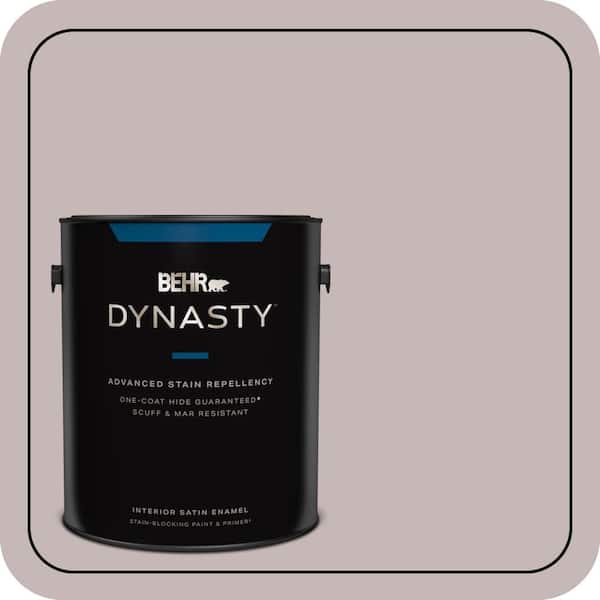 BEHR DYNASTY 1 gal. Home Decorators Collection #HDC-CL-25G Georgian Pink Satin Enamel Interior Stain-Blocking Paint and Primer