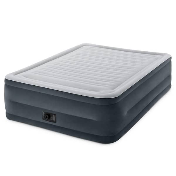 Intex Comfort Plush Dura-Beam Air Bed Mattress w/ Built-In Pump, Queen 80 x 60 x 22 inches (4 Pack)