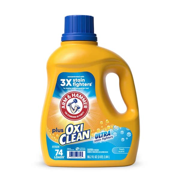 Fresh Scent Plus OxiClean Liquid Laundry Detergent, 96.2 fl. oz. (74 Loads)