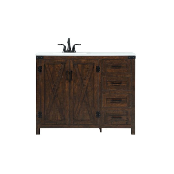 Timeless Home 42 in. W x 19 in. D x 34 in. H Bath Vanity in