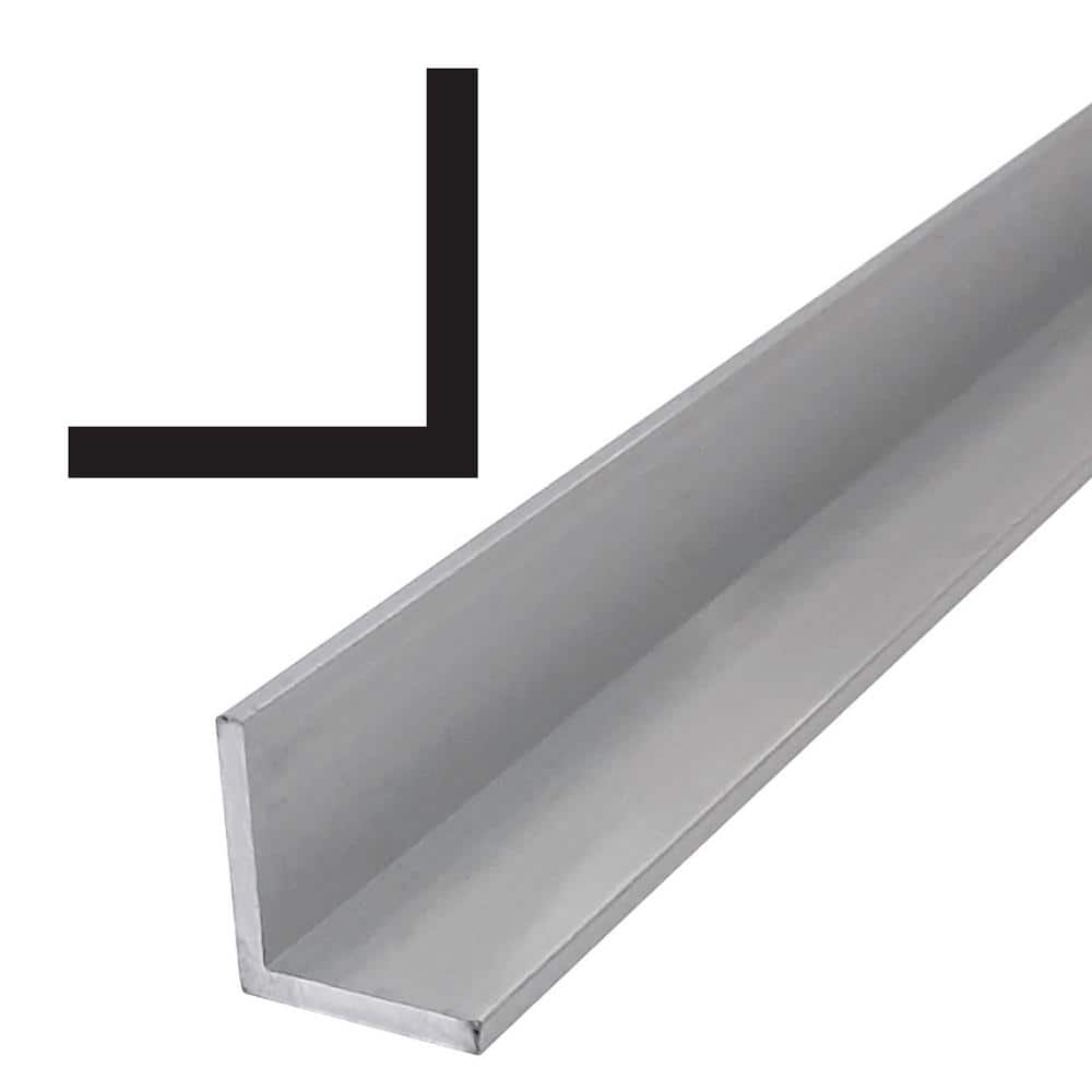 AT 005 1 in. D x 1 in. W x 96 in. L Metal Mira Satin Clear Angle Drip Cap Moulding Pack (6-Pack) price history on PriceWatchPro