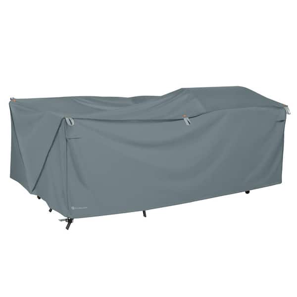 Storigami 140 in. L x 70 in. W x 35 in. H Monument Grey Easy Fold General Purpose Patio Furniture Cover