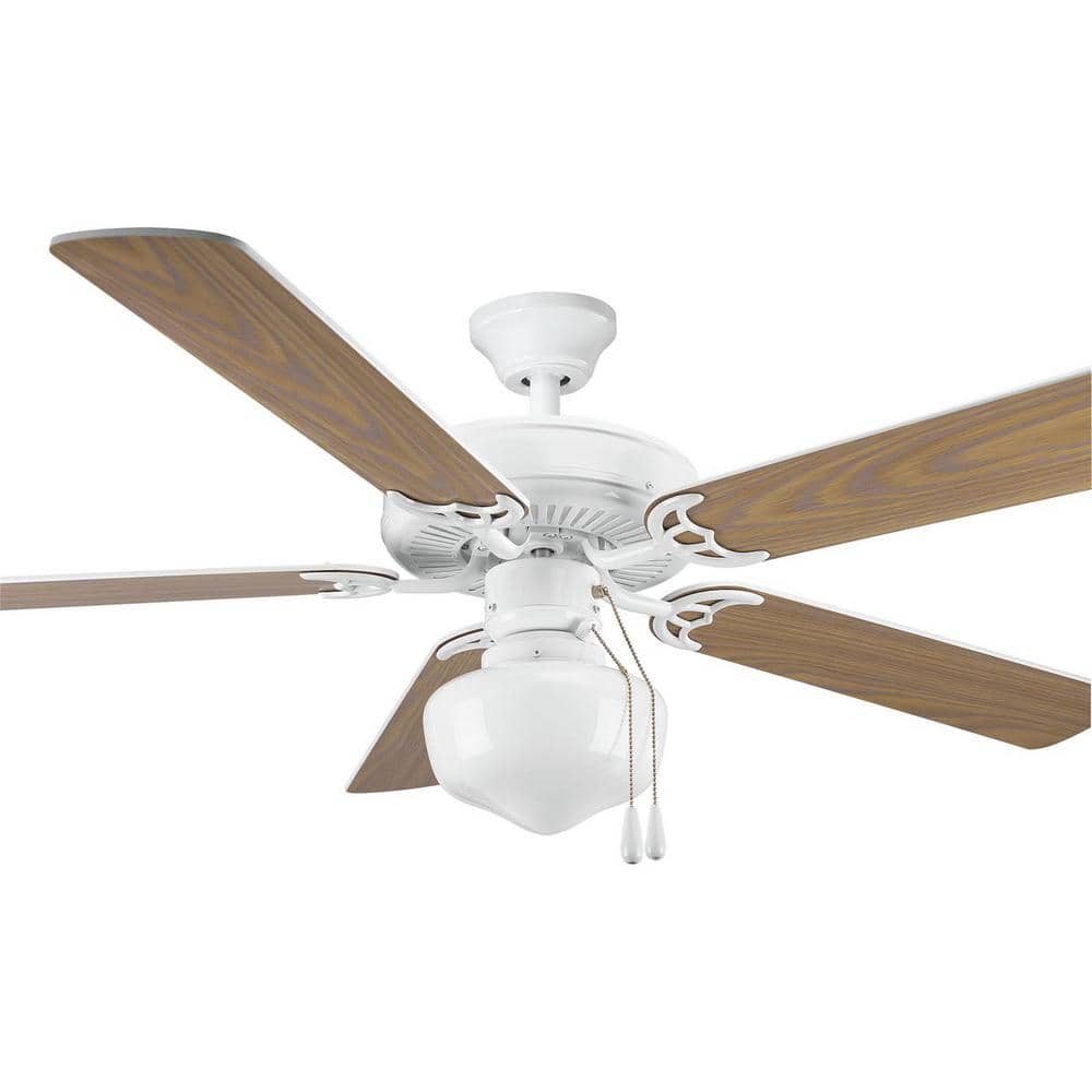 White Opal Glass LED Ceiling Fan Light Kit
