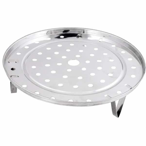 Stainless Steel Thickened Steaming Rack Stand 7.8 in Three-Leg Design for 5, 6, and 8 Qt Pressure Cookers
