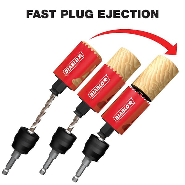 DIABLO Electrician's Bi-Metal Hole Saw Set (16-Piece) DHS16SEL