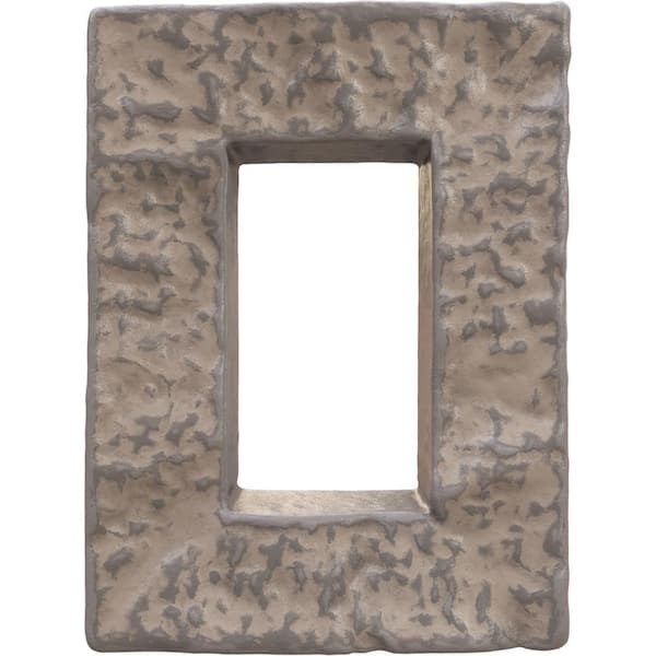 4 in. W x 3 in. D x 7-7/8 in. H Universal Electrical Cover for StoneWall Faux Stone Siding Panels in Boardwalk Bay