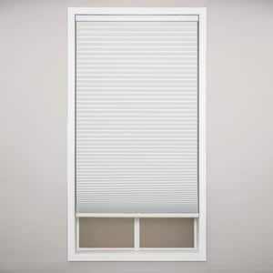 Cream Cordless Blackout Polyester Cellular Shades - 24.5 in. W x 64 in. L