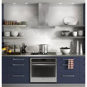 30 in. Wall Mount Range Hood with LED Light in Stainless Steel