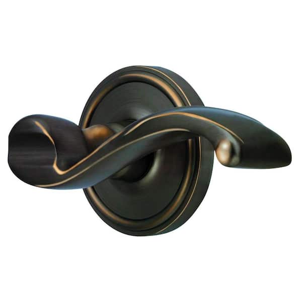 Grandeur Georgetown Rosette Timeless Bronze with Passage Right Handed Portofino Lever