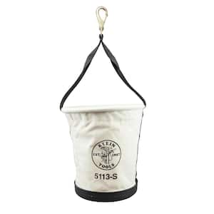 12 in. Tapered-Wall Tool Bucket with Swivel Snap