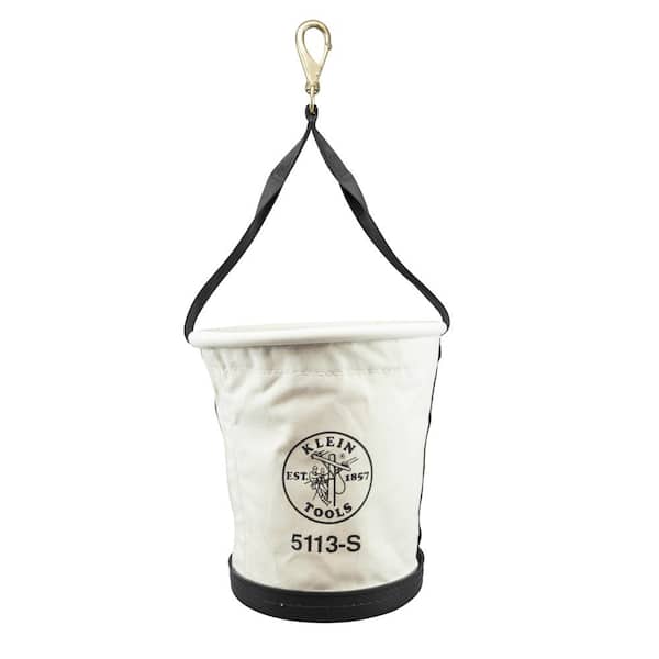 12 in. Tapered-Wall Tool Bucket with Swivel Snap