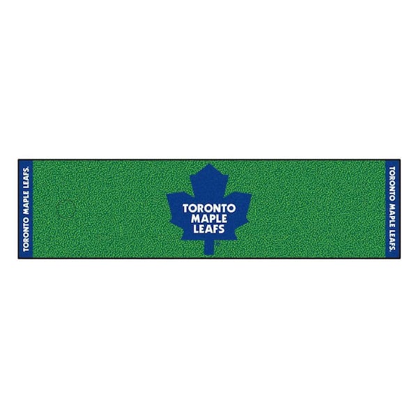 FANMATS NHL Toronto Maple Leafs 1 ft. 6 in. x 6 ft. Indoor 1-Hole Golf Practice Putting Green