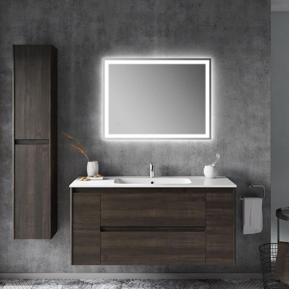 Pax 30" Frameless LED Anti-Fog Bathroom Vanity Mirror