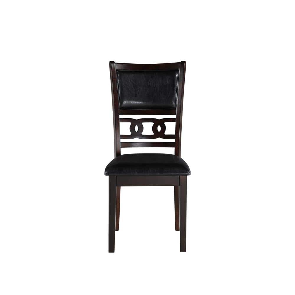 Ebony 48-Inch Rectangular Dining Table with 4 Chairs