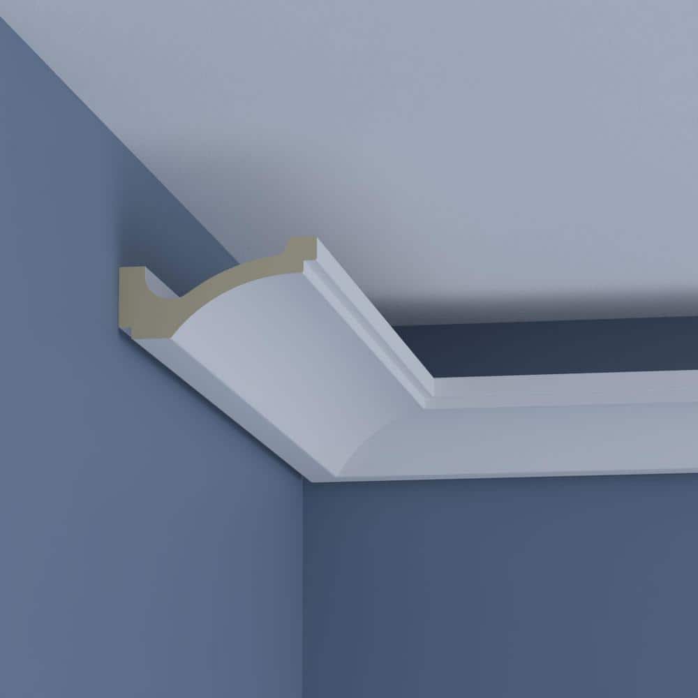Arlene 6.5" Wide Unfinished Polyurethane Crown Moulding