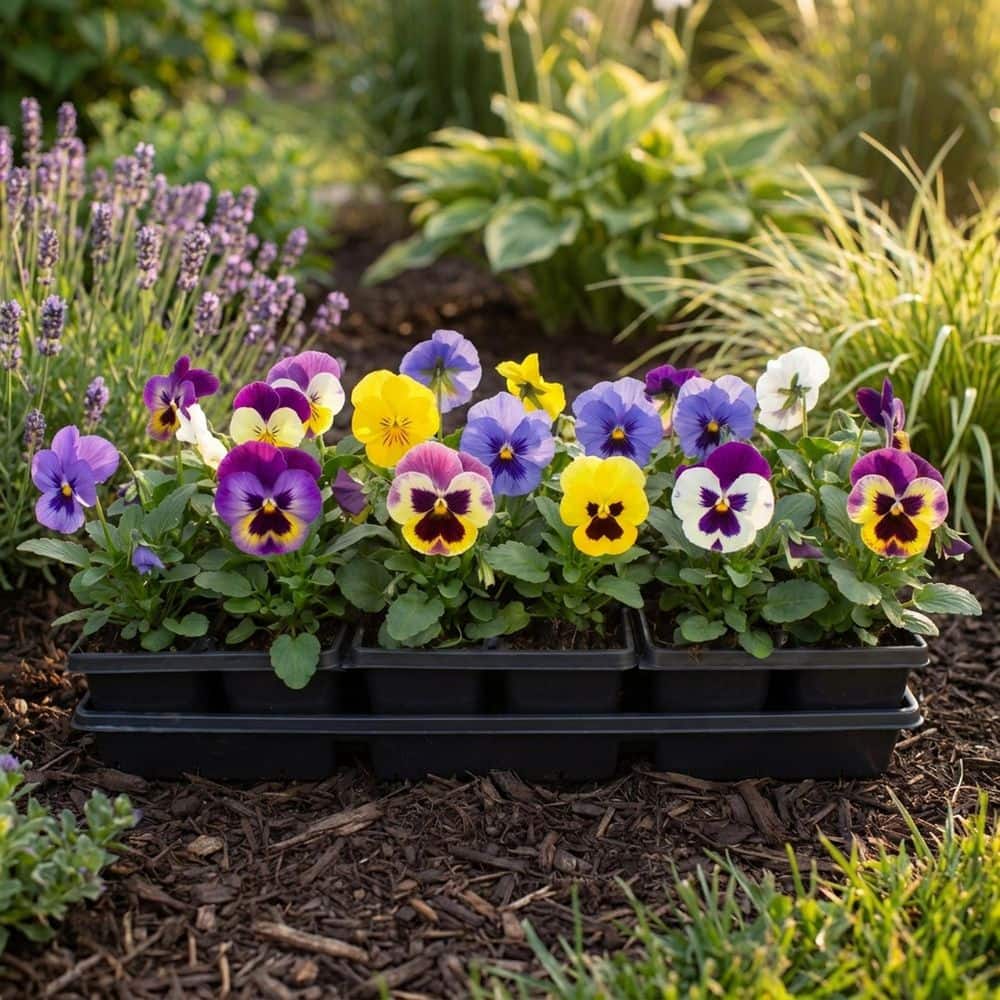 Pure Beauty Farms 306-Pack Jumbo Pansy Plant (18 Plants