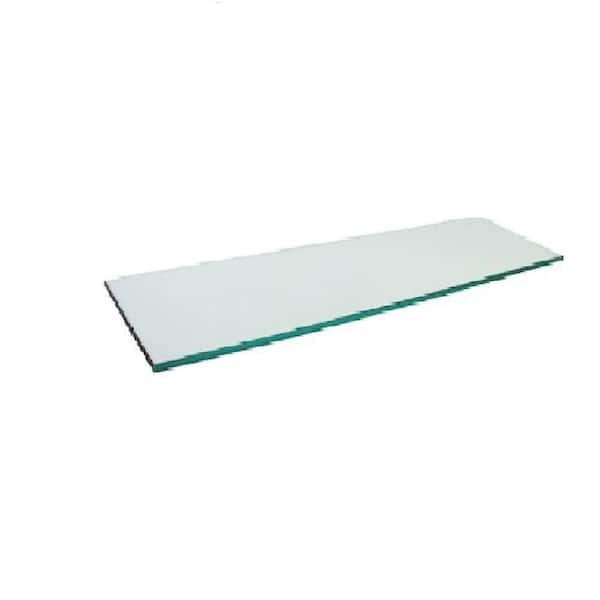Unbranded 10 in. x 12 in. x .094 in. Clear Glass