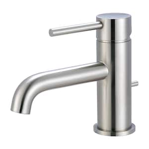 Motegi Single Hole Single-Handle Low Arc Bathroom Faucet in Brushed Nickel