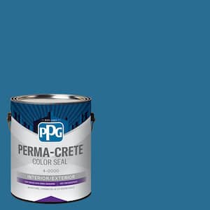 Color Seal 1 gal. PPG1158-6 Blue Oasis Satin Interior/Exterior Concrete Stain