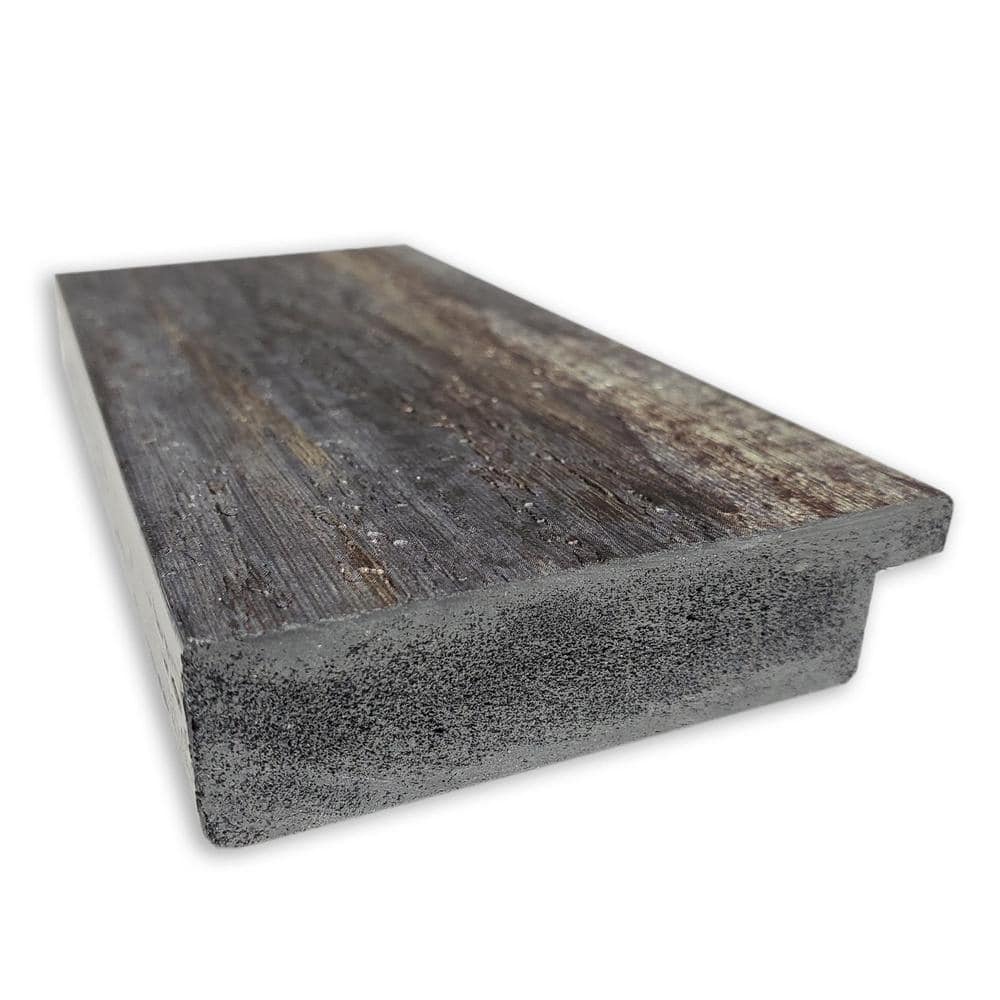 Bronze and Wood Full Length Rectangular Wall Mirror