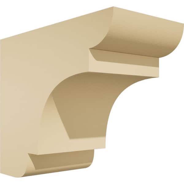 Ekena Millwork Standard New Brighton 6 in. W x 10 in. H x 12 in. D Signature Urethane Rafter Tail Outlooker
