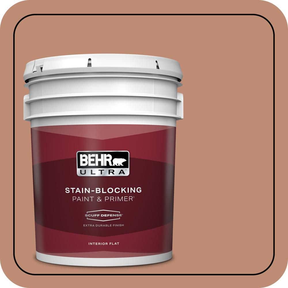 5 gal. #230F-5 Suntan Glow Extra Durable Flat Interior Paint & Primer price history on PriceWatchPro