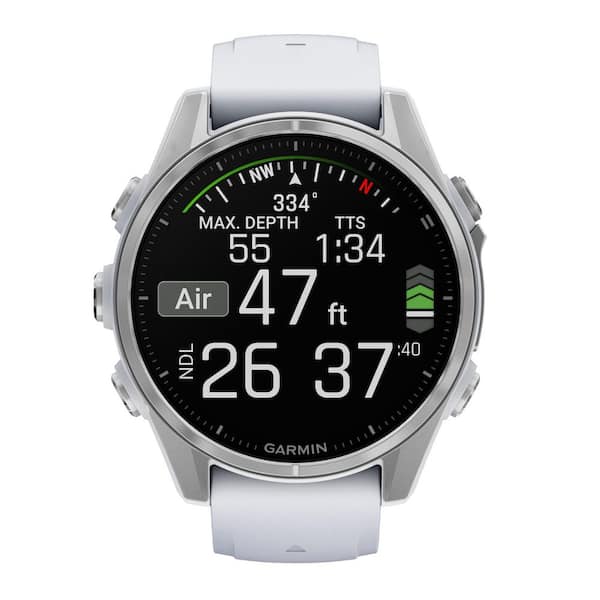 Garmin fenix 8 AMOLED Multisport 43-mm GPS Watch with Silicone