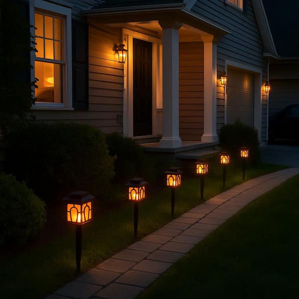 C Cattleya Black Flickering Flame 100 Lumen LED Weather Resistant