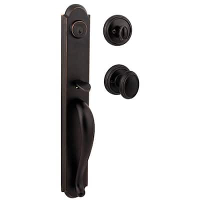 Baldwin 5452.112.PSEA Solid Brass Door Lever Venetian Bronze Full Passage Set