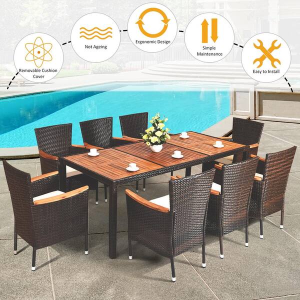 home depot 9 piece patio set