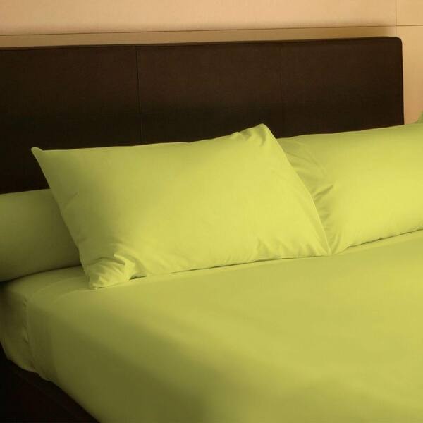 Lavish Home Green 300 Count Egyptian Cotton Queen Sheet Set (4-Piece)