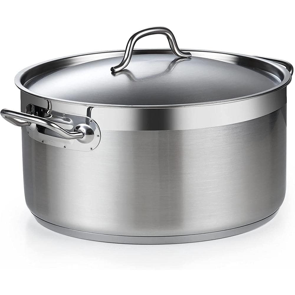 9 Quart Stainless Steel Dutch Oven with Lid