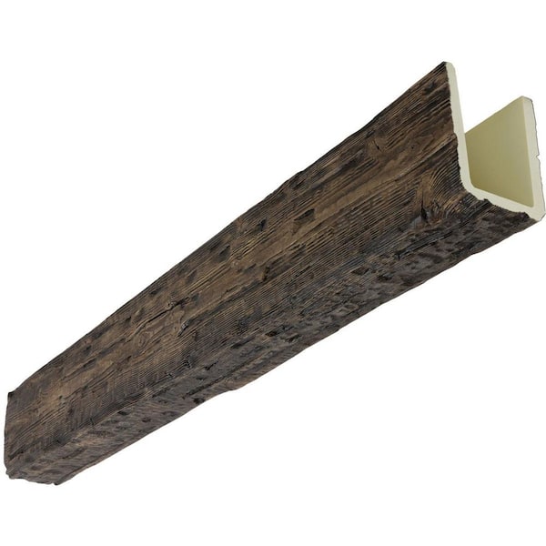 Heritage Timber 9.5 in. x 7.5 in. x 20 ft. Salvaged Timber Kona Brown Faux Wood Beam